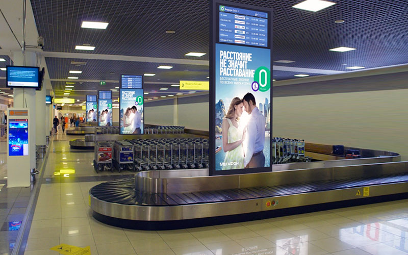 Реклама в аэропорту Ижевск, г.Ижевск